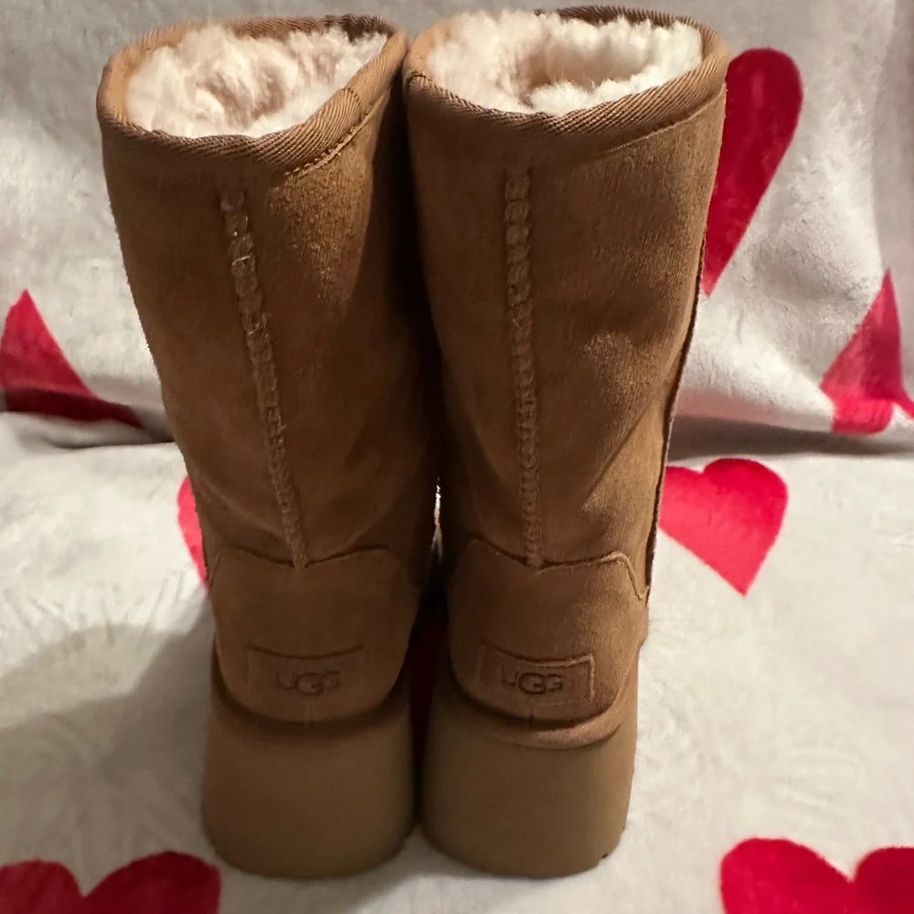 New UGG
Womens Classic Short New Heights Boots - Chestnut - Picture 7 of 12